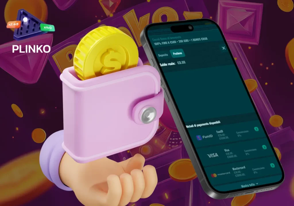 Scopri come prelevare le tue vincite dopo aver giocato a Plinko su Spinanga.