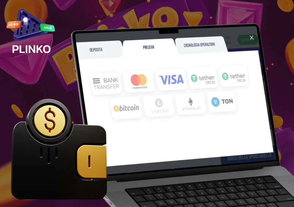 Come ritirare le tue vincite da Plinko su Winnita e i metodi disponibili.