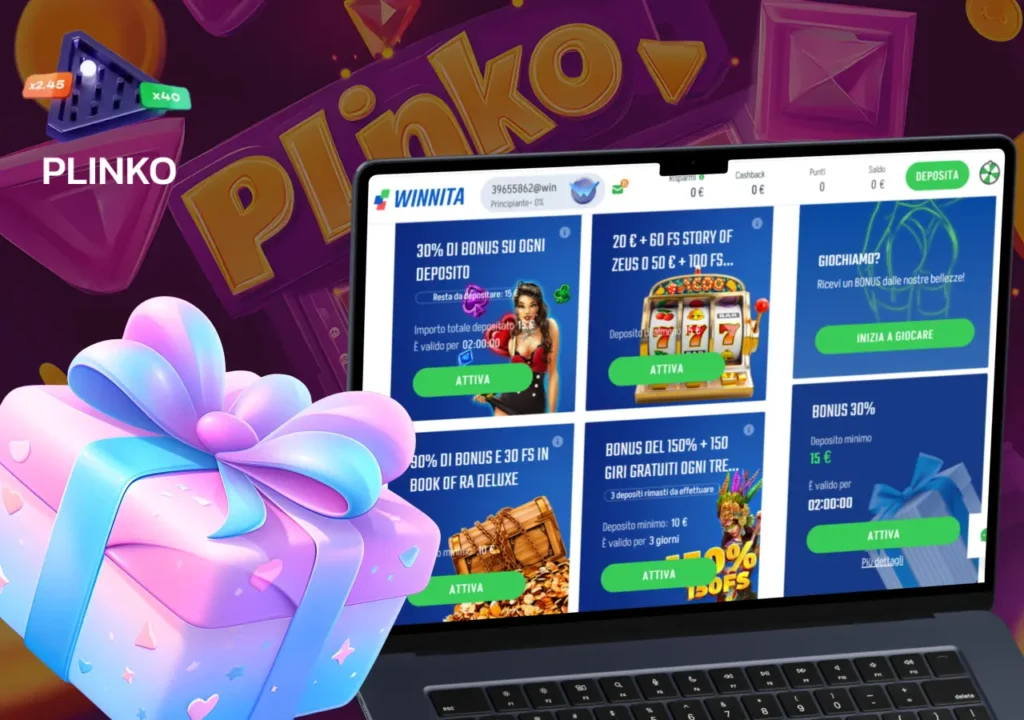 Le offerte speciali e i bonus esclusivi per giocare a Plinko su Winnita.
