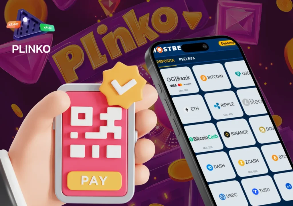 Le opzioni di deposito per giocare a Plinko su Mostbet e iniziare a vincere.