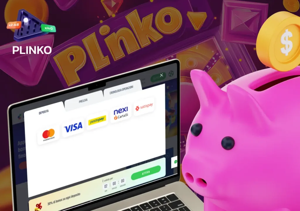 I migliori metodi di pagamento per depositare fondi e giocare a Plinko su Winnita.