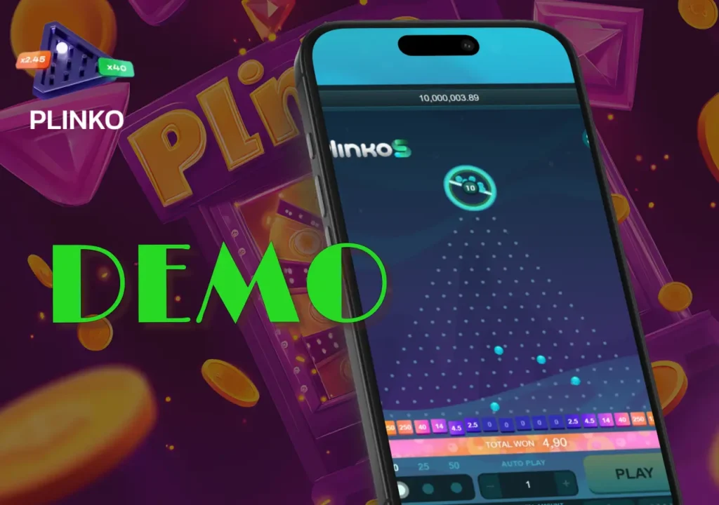 Gioca gratuitamente alla versione demo di Plinko su Mostbet per testare le tue abilità.