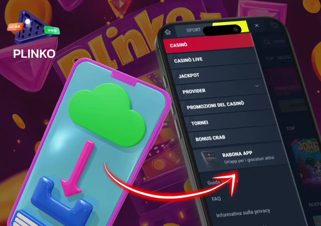Gioca a Plinko su Rabona direttamente dal tuo smartphone grazie all'app mobile.