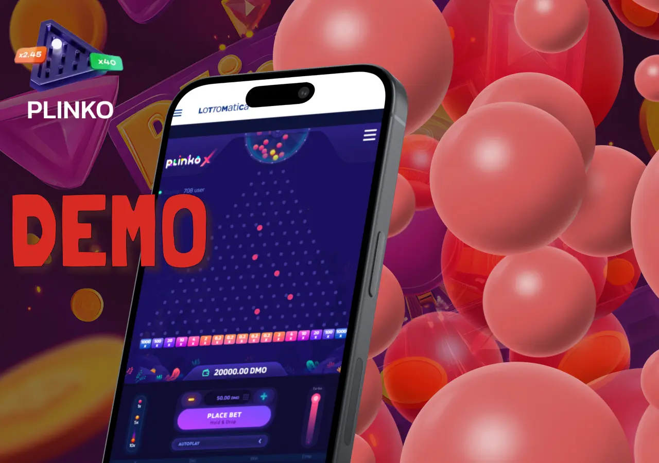 Su Lottomatica, Plinko è disponibile in demo senza registrazione né deposito.