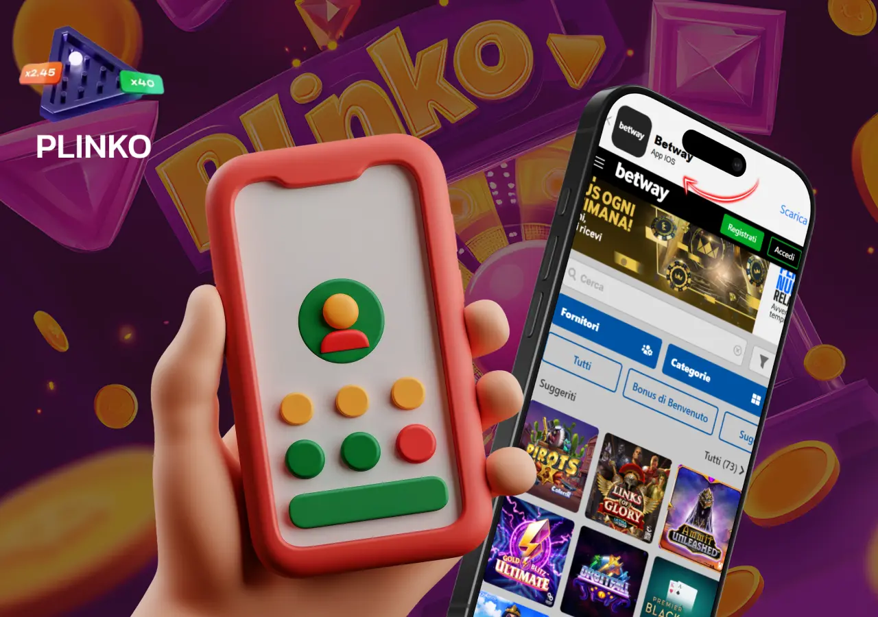 Su Betway Plinko è facilmente accessibile tramite l’app mobile del casinò.